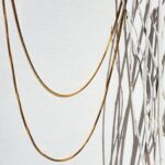 Collar Magnolia con Baño de Oro - Miguela Jewelry