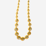 Collar Violeta con Baño de Oro - Miguela Jewelry