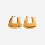 Aretes Katy con baño de oro | Miguela Jewerly Worldwide