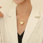 Collar Begonia con Baño de Oro - Miguela Jewelry