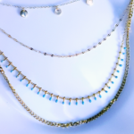 Collar Azucena con Baño de Oro - Miguela Jewelry