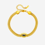 Pulsera Fabia con baño de oro | Miguela Jewelry